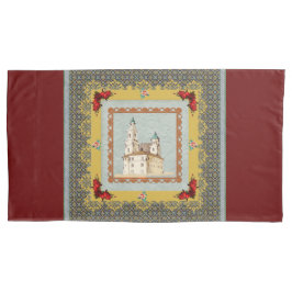 Funda De Cojín Retro de cosecha colorida con encaje y flores