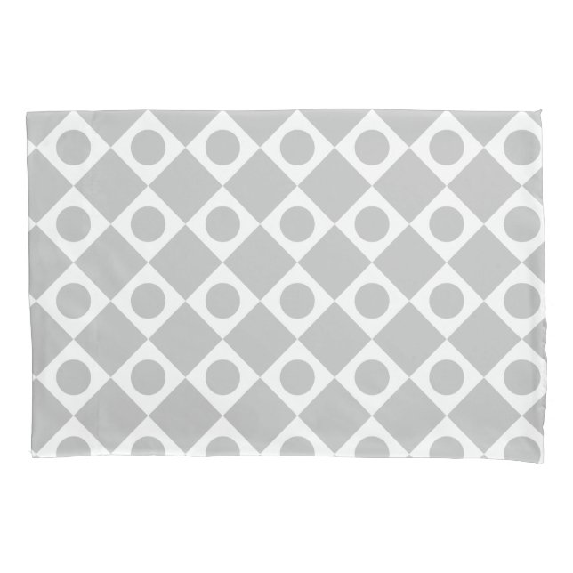 Funda De Cojín Retro DOts White (Anverso)