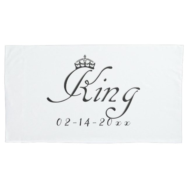 Funda De Cojín Rey con corona (Anverso)