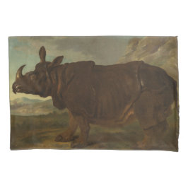 Funda De Cojín Rinoceronte (Rhino) (Animal Salvaje) (por J.B. Oud