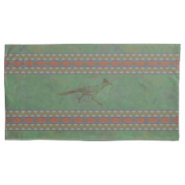 Funda De Cojín Roadrunner del Suroeste Sagebrush Green