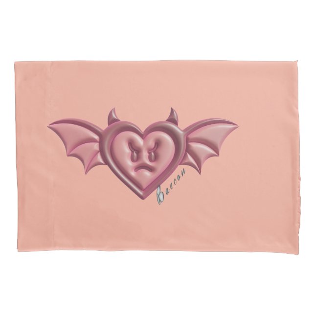 Funda De Cojín Roca arcoiris del rosa del cráneo de Mikitiez (Anverso)