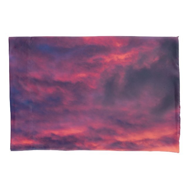 Funda De Cojín rojo de agosto (Anverso)