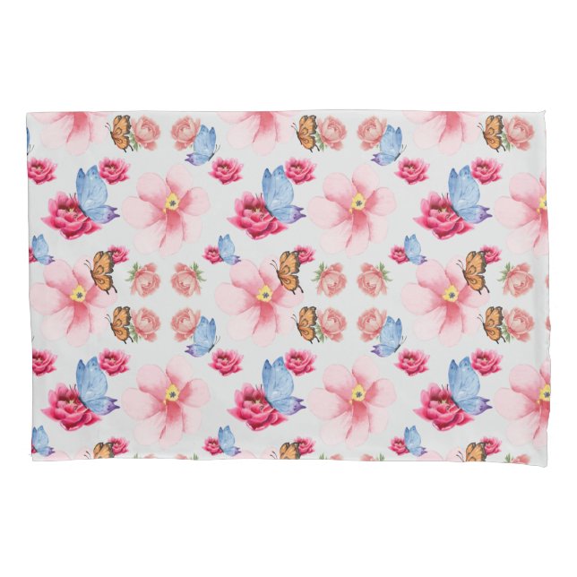 Funda De Cojín Romantic flowers in cottage garden (Anverso)