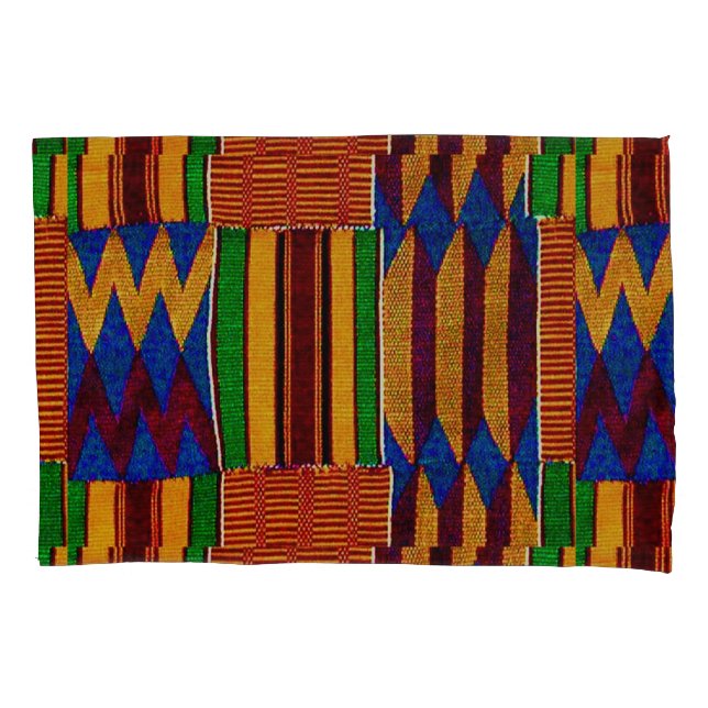 Funda De Cojín Ropa africana de kenta (Anverso)