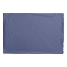 Ropa de cama de juego de macizo azul minimalista