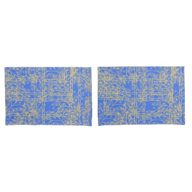 Funda De Cojín Ropa de cama de lujo Murugi Serene Wave par de (Anverso - Set)