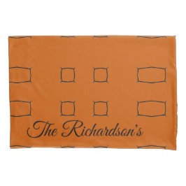 Funda De Cojín Ropa de cama simple geométrica personalizada naran