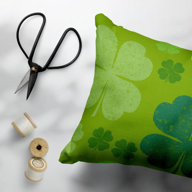 Funda De Cojín Ropas verdes, Ropas afortunadas, Día de San Patric (Subido por el creador)