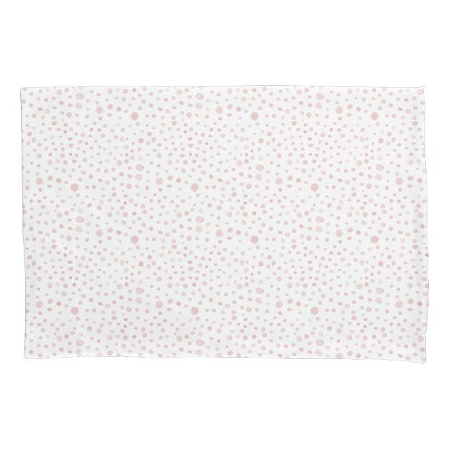 Funda De Cojín Rosa Confetti Acuarela Dosis Pillowcase (Anverso)