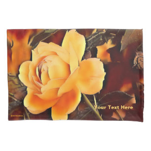 Funda De Cojín Rosa de llama