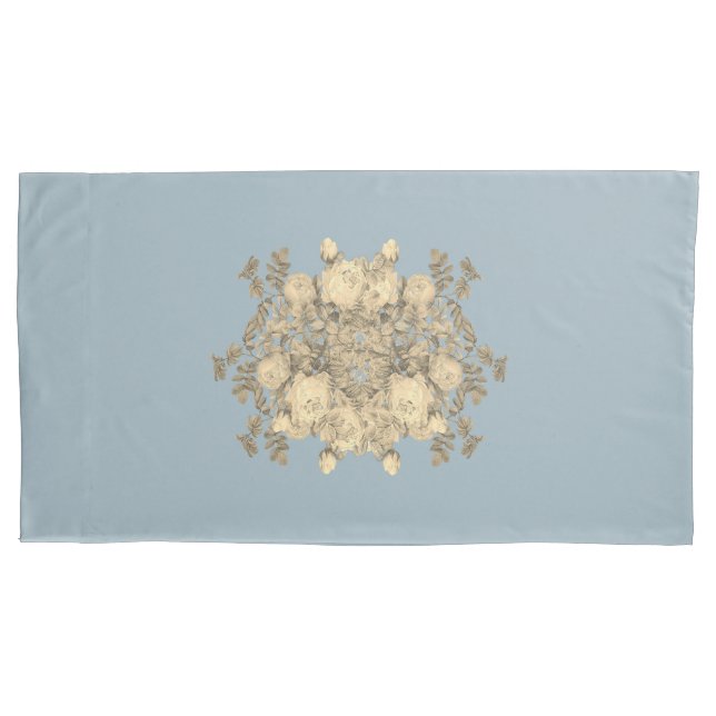 Funda De Cojín Rosa hemisphaerica – Rosa sulfurea gelbe Rose (Anverso)