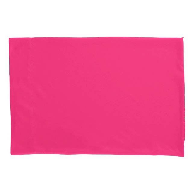 Funda De Cojín Rosa Neón (Anverso)