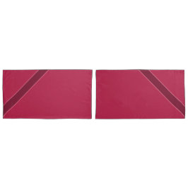 Funda De Cojín Rosa Profundo Y Borgoña