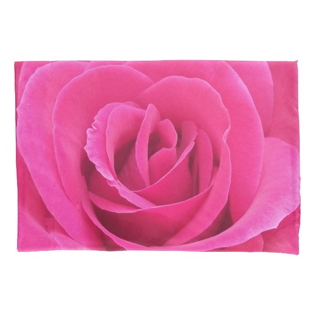 Funda De Cojín Rosa rojo real (Anverso)