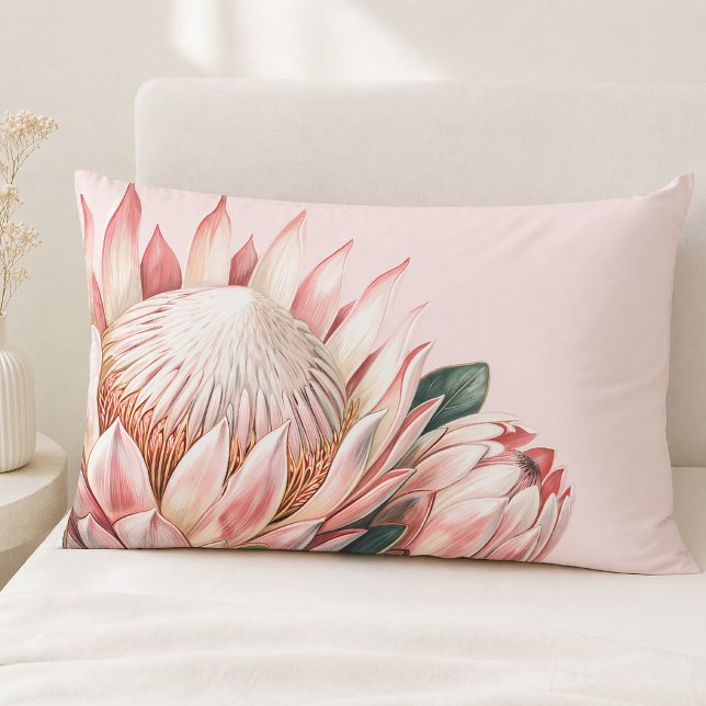 Funda De Cojín Rosa Rubor Romántico Floral Acuarela (Subido por el creador)