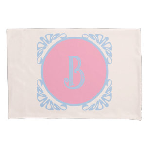 Funda De Cojín Rosa y azul personalizados