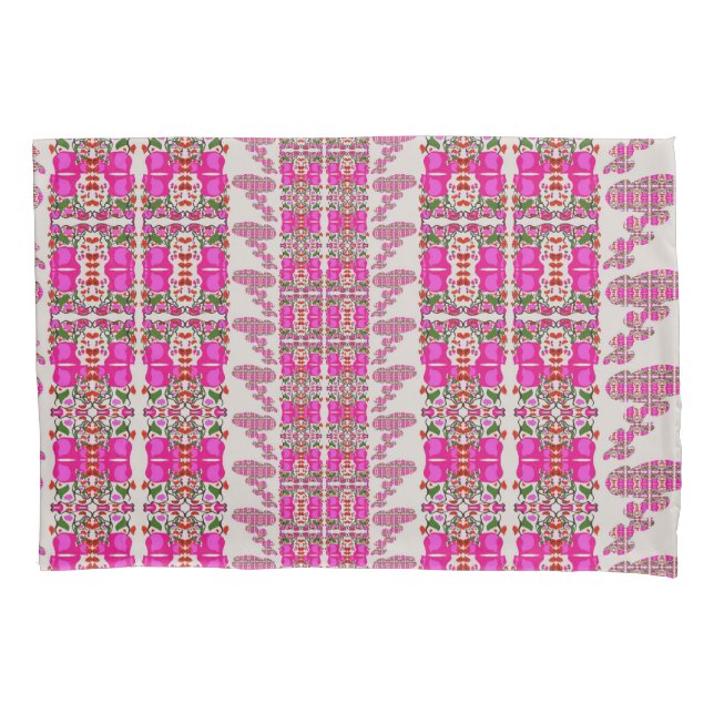 Funda De Cojín Rosas Florales Surtidas (Anverso)