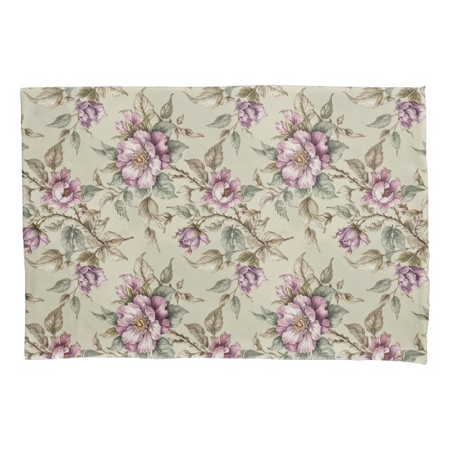 Funda De Cojín Rosas Lavender Long Stem (Anverso)