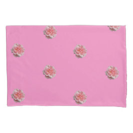 Funda De Cojín Rosas rosas rosas rosadas inversibles