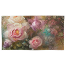 Rosas Vintage Pintados Al Viejo Estilo Holandés