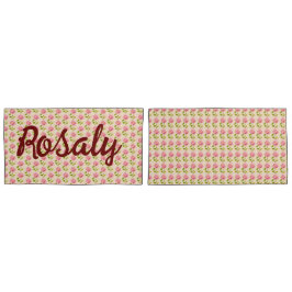 Funda De Cojín Rosen Muster rosa pink