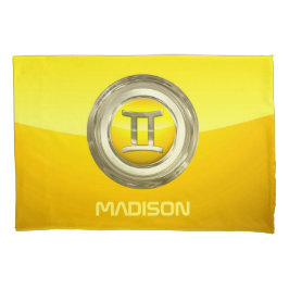 Funda De Cojín Rótulo del zodiaco de los géminis