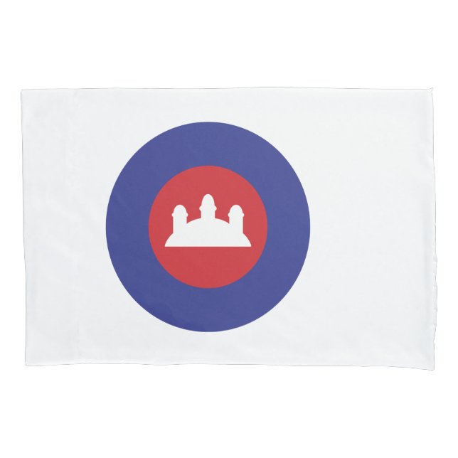 Funda De Cojín Roundel de Camboya (Anverso)