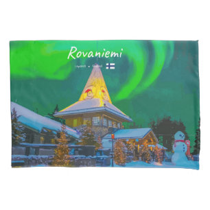 Funda De Cojín Rovaniemi, Finlandia - Aurora Mágica