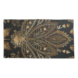 Funda De Cojín Royal Indian Luxury Black & Gold