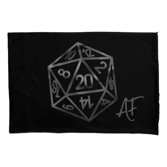 Funda De Cojín RPG Dice | Fantasy Old School Tabletop Retro Gamer (Anverso)