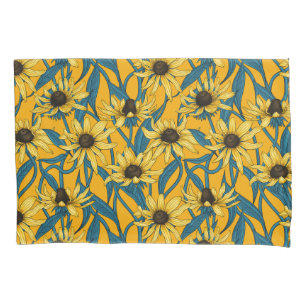 Funda De Cojín Rudbekia amarilla