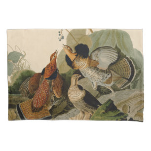 Funda De Cojín Ruffed Grouse Audubon Game Bird