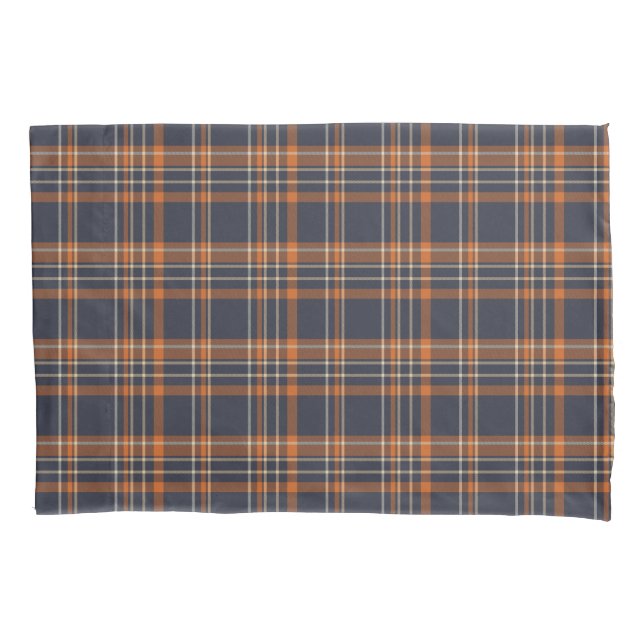 Funda De Cojín Rustic Christmas/winter plaid   (Anverso)