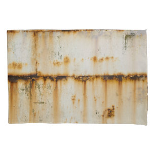 Funda De Cojín Rusty White Metalizado: Superficie texturizada