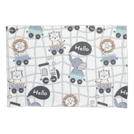 Funda De Cojín Safari Animal Train