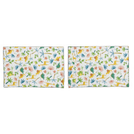 Funda De Cojín Safari colorido tierno animales de la jungla zooló