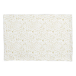 Funda De Cojín Saffron Confetti Acuarela Dots Pillowcase