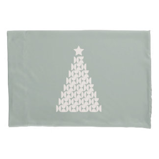 Funda De Cojín Sage Green Christmas Tree