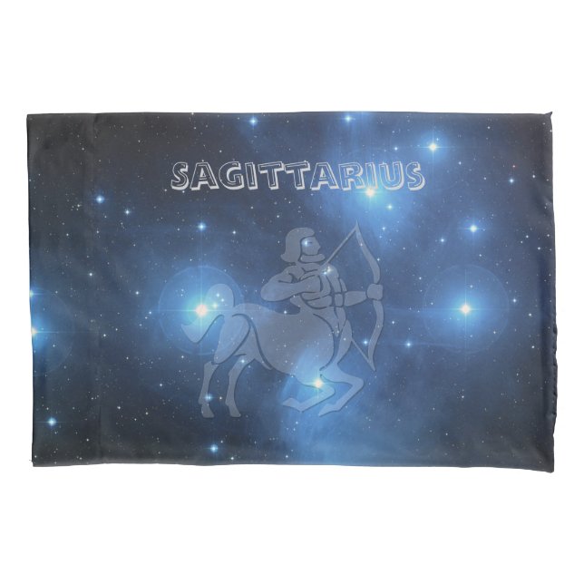 Funda De Cojín Sagittarius transparente (Anverso)