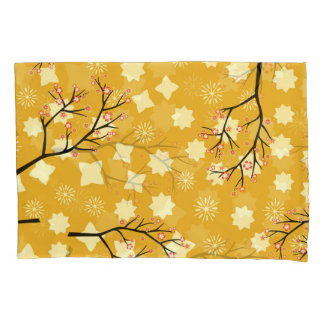 Funda De Cojín Sakura Elegance: Patrón floral chino.