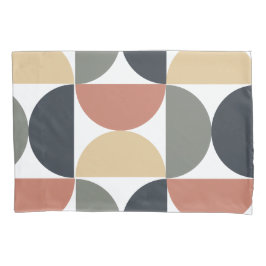 Funda De Cojín Salmón de carbón de medio siglo moderno