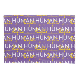Funda De Cojín Salvamento de los derechos humanos