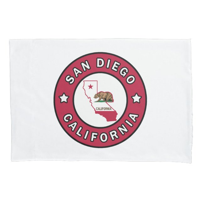 Funda De Cojín San Diego California (Anverso)
