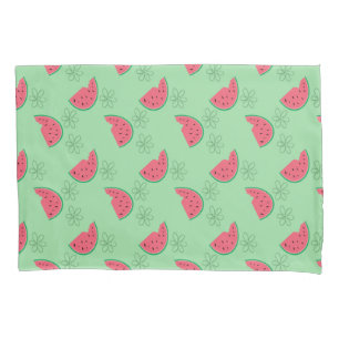 Funda De Cojín sandía y flores