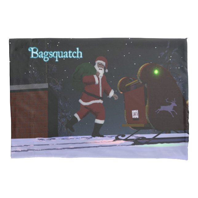 Funda De Cojín Santa Claus - Bagsquatch (Anverso)