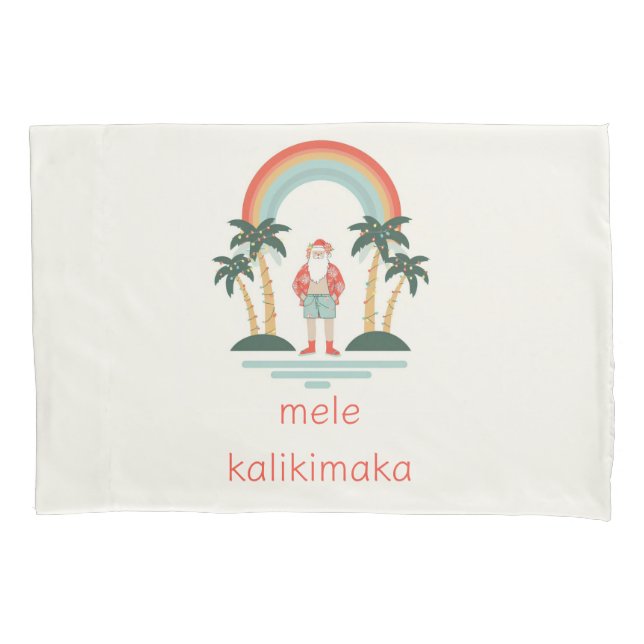 Funda De Cojín Santa Cruz/Arcoiris/Palmas (Anverso)