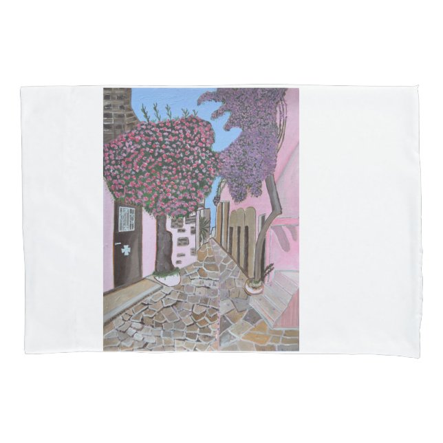 Funda De Cojín Santorini, Grecia (Anverso)