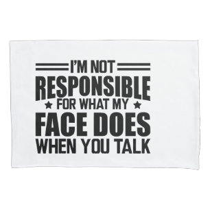 Funda De Cojín Sarcasmo - No soy responsable de lo que hace mi ca