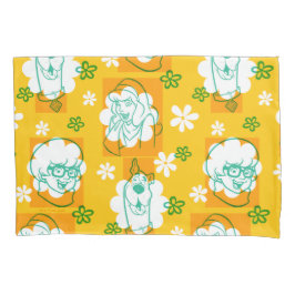 Funda De Cojín Scooby-Doo | Patrón floral de caracteres